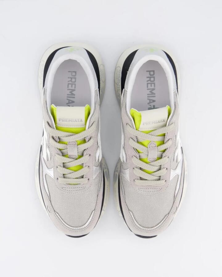 PREMIATA Lage Sneakers Dames Lauryn Maat: 38 Materiaal: Suède Kleur: Grijs