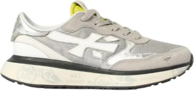 PREMIATA Lage Sneakers Dames Lauryn Maat: 38 Materiaal: Suède Kleur: Grijs - Foto 6