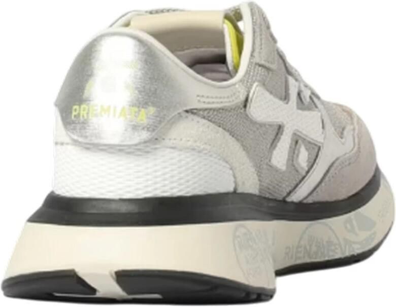 PREMIATA Lage Sneakers Dames Lauryn Maat: 38 Materiaal: Suède Kleur: Grijs - Foto 3