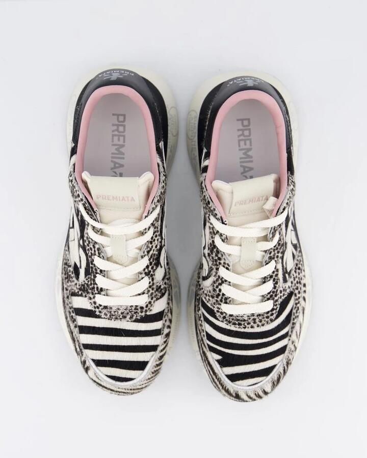 Premiata Lauryn Sneaker Wit Zebra