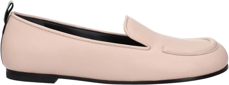 Premiata Roze Leren Loafer met Achterlogo