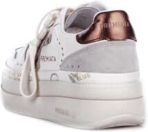 Premiata Witte Leren Sneakers Logo Zijkant Achterkant White Dames - Foto 15