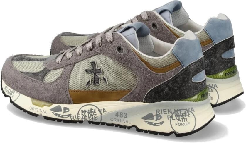 Premiata Stijlvolle groene sneakers voor mannen - Foto 2