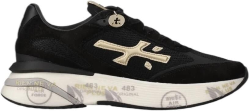 Premiata Blauwe Sneakers met Suède Details - Foto 5