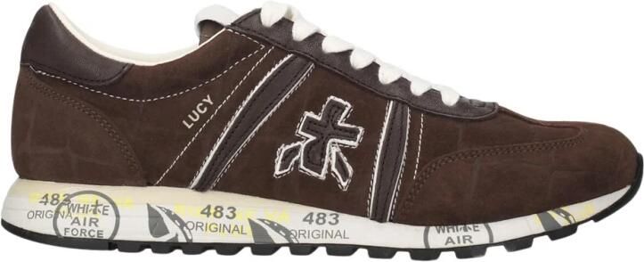 PREMIATA Lage Sneakers Dames Lucyd Suède Bruin