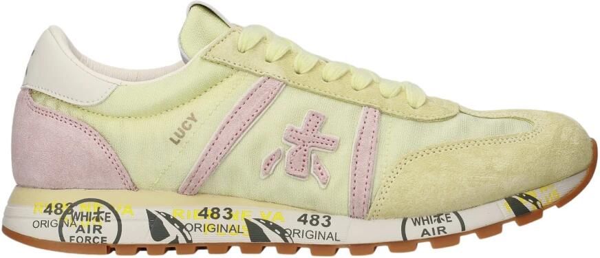 PREMIATA Lage Sneakers Dames Lucyd Textiel Beige