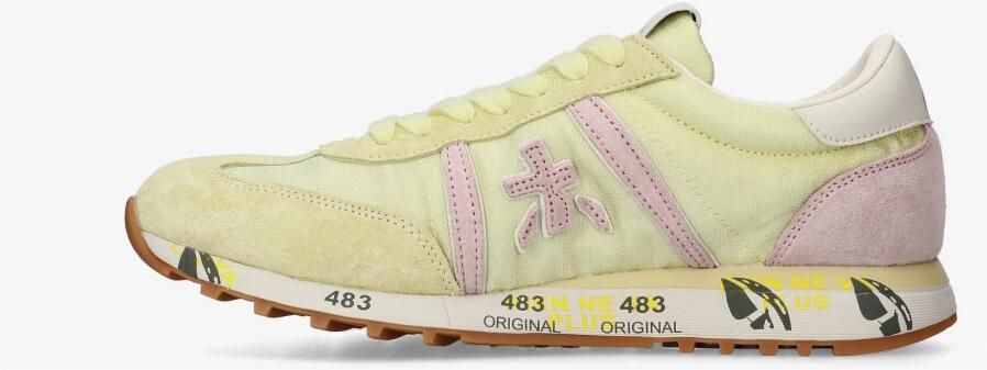 PREMIATA Lage Sneakers Dames Lucyd Textiel Beige - Foto 6