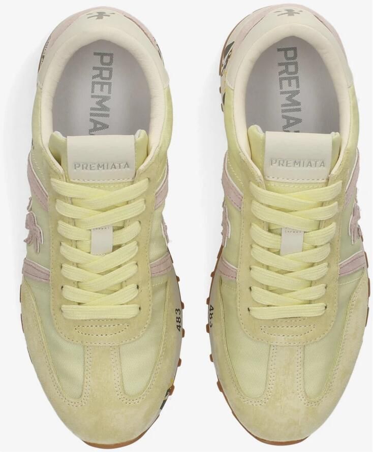 PREMIATA Lage Sneakers Dames Lucyd Textiel Beige - Foto 2