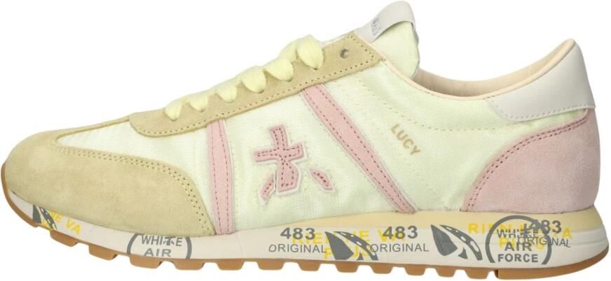 Premiata Lucyd Sneakers Textiel Dames Beige - Foto 2