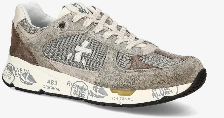 PREMIATA Lage Sneakers Heren Mase Suède Groen - Foto 5