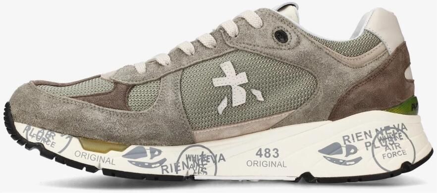 PREMIATA Lage Sneakers Heren Mase Suède Groen - Foto 6