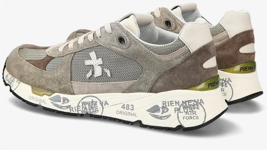 PREMIATA Lage Sneakers Heren Mase Suède Groen - Foto 3