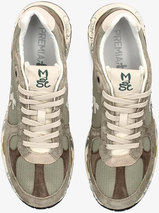 PREMIATA Lage Sneakers Heren Mase Suède Groen - Foto 2