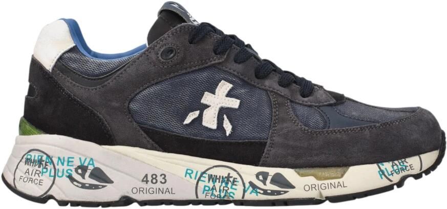 Premiata Suède Sneakers met Geperforeerd Detail - Foto 2