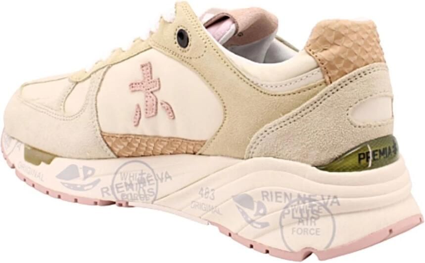 PREMIATA Lage Sneakers Dames Mase-d Maat: 40 Materiaal: Suède Kleur: Beige - Foto 2