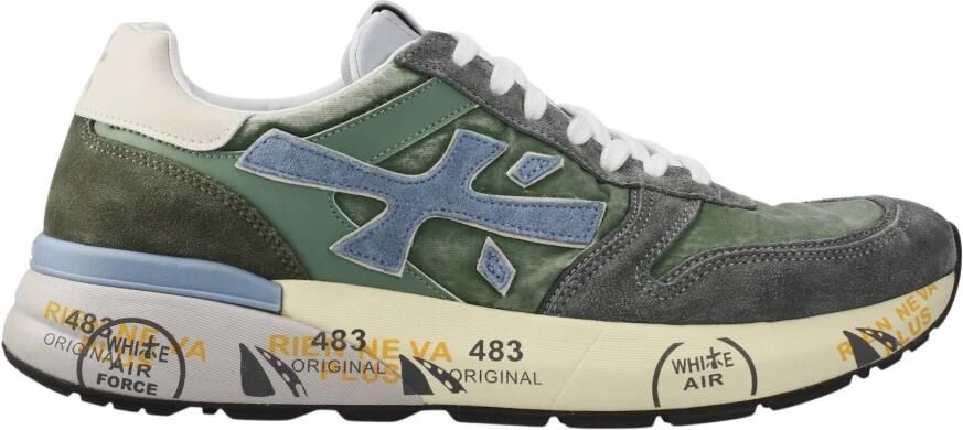 PREMIATA Lage Sneakers Heren Mick Groen