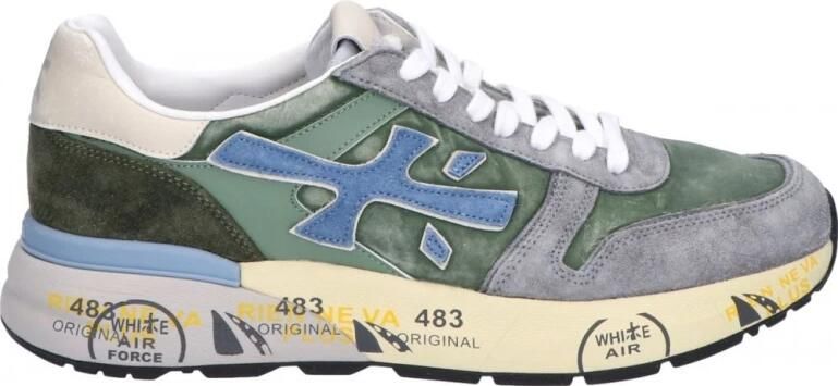 PREMIATA Lage Sneakers Heren Mick Suède Groen