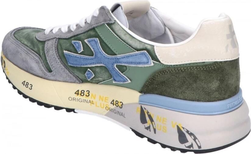 PREMIATA Lage Sneakers Heren Mick Maat: 44 Materiaal: Suède Kleur: Groen - Foto 2