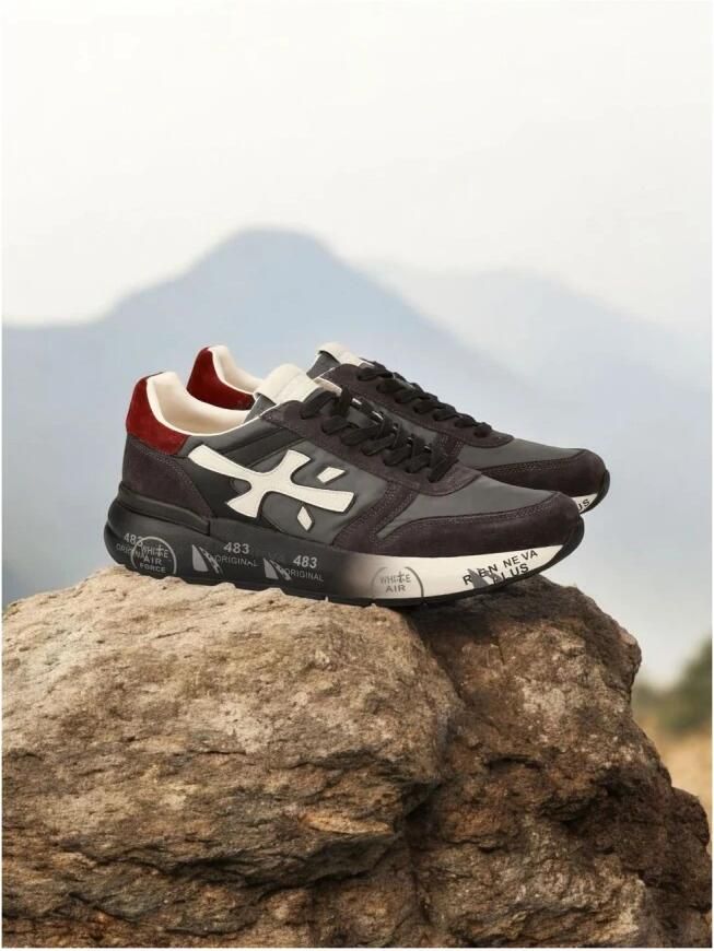 PREMIATA Lage Sneakers Heren Mick Maat: 46 Materiaal: Suède Kleur: Groen