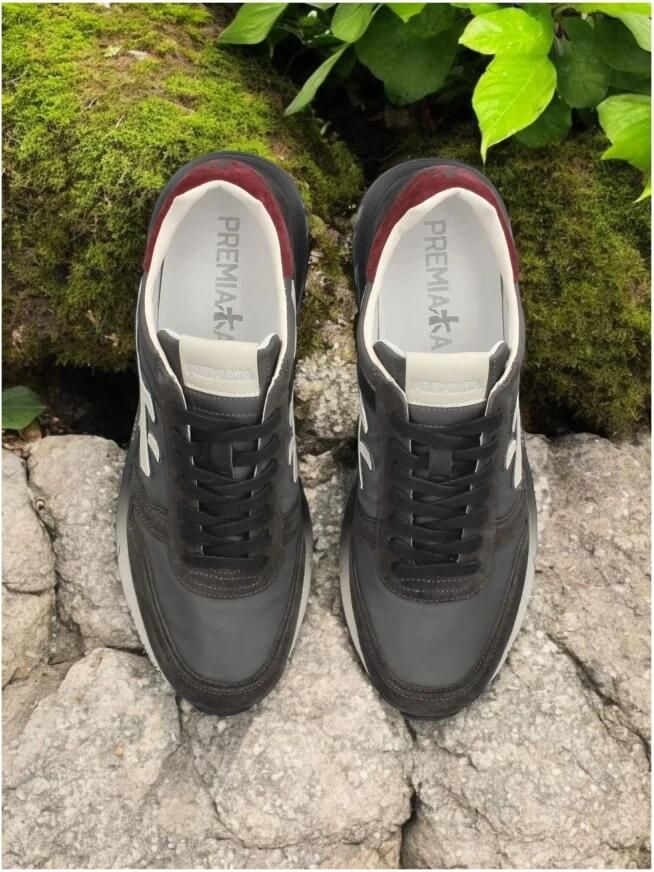 PREMIATA Lage Sneakers Heren Mick Maat: 46 Materiaal: Suède Kleur: Groen