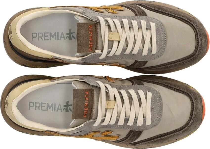 PREMIATA Lage Sneakers Heren Mick Maat: 43 Materiaal: Leer Kleur: Geel