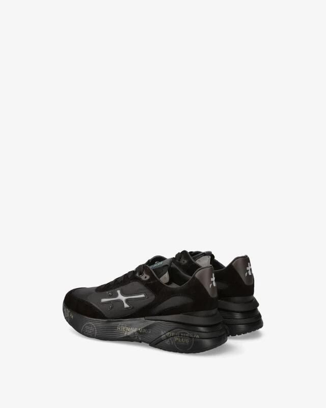 PREMIATA Lage Sneakers Heren Mick Suède Blauw - Foto 7