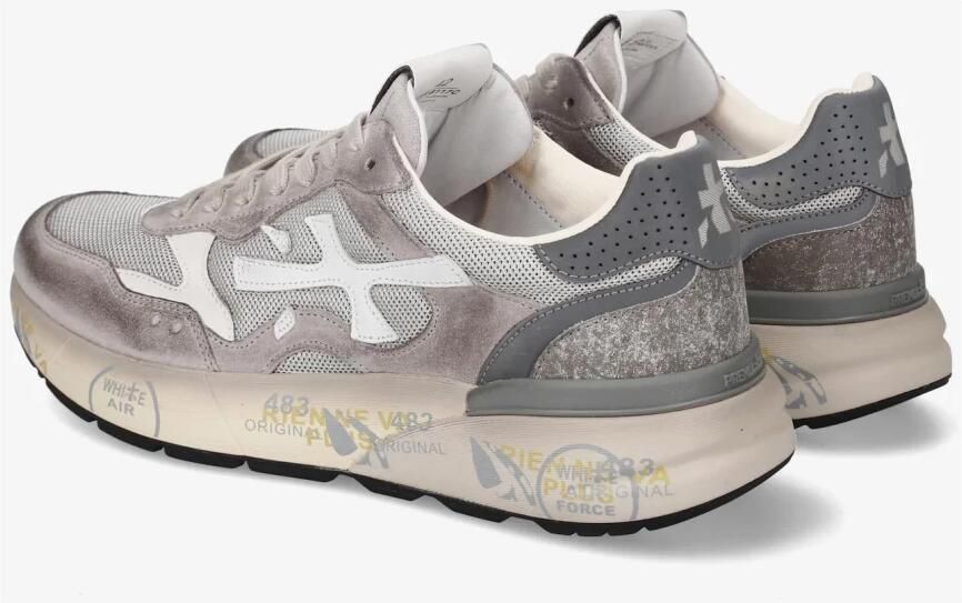 PREMIATA Lage Sneakers Heren Mick Maat: 40 Materiaal: Suède Kleur: Grijs - Foto 4