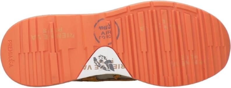 PREMIATA Lage Sneakers Heren Mick Maat: 43 Materiaal: Leer Kleur: Geel - Foto 3