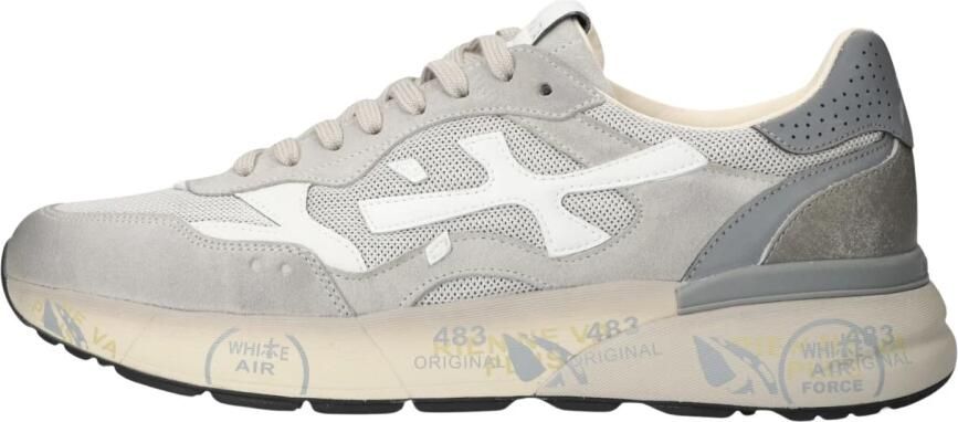 PREMIATA Lage Sneakers Heren Mick Maat: 40 Materiaal: Suède Kleur: Grijs - Foto 6