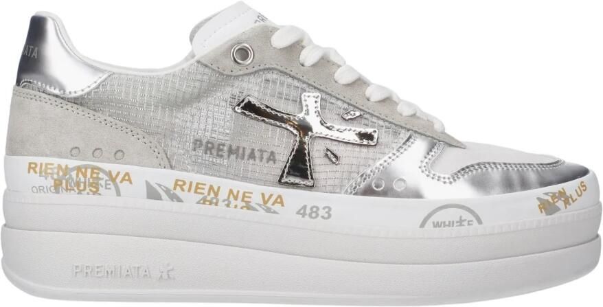 Premiata Zilveren Sneakers voor Vrouwen Gray Dames