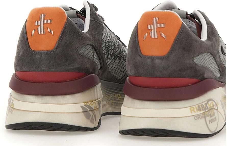 PREMIATA Lage Sneakers Heren Moerun Maat: 44 Materiaal: Suède Kleur: Grijs - Foto 2
