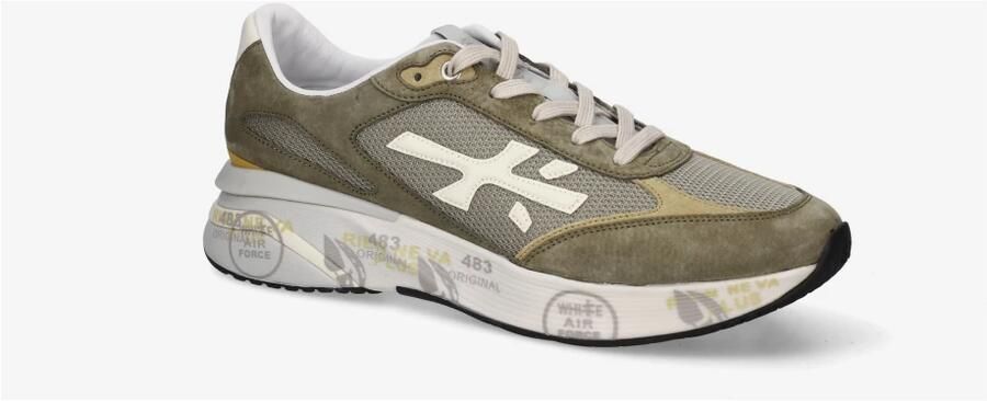 PREMIATA Lage Sneakers Heren Moerun Suède Groen - Foto 9
