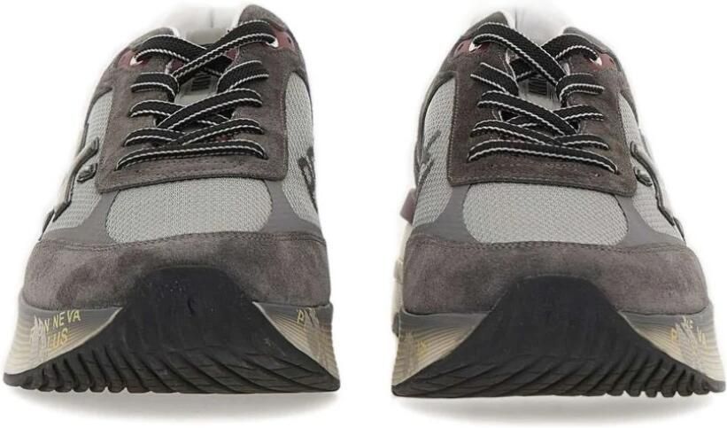 PREMIATA Lage Sneakers Heren Moerun Suède Grijs - Foto 3