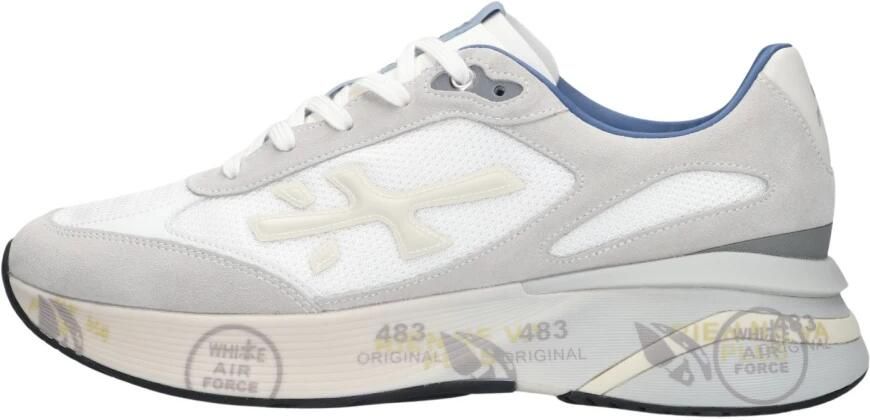 PREMIATA Lage Sneakers Heren Moerun Maat: 41 Materiaal: Suède Kleur: Wit - Foto 5