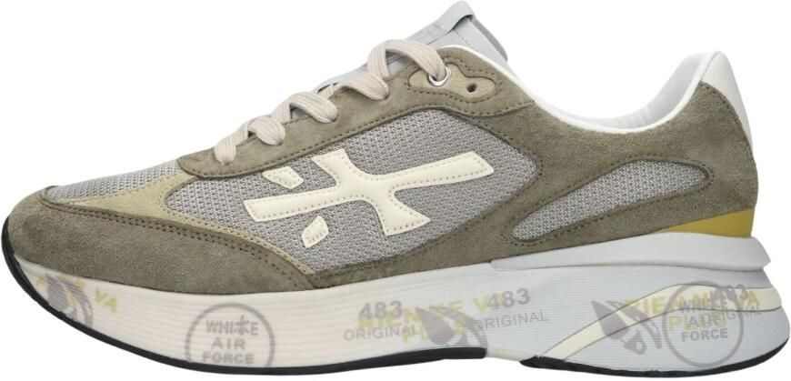 Premiata Moerun Sneakers Suède Heren Groen - Foto 2