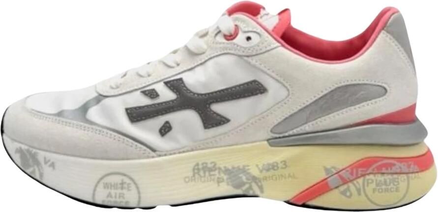 PREMIATA Lage Sneakers Dames Moerun-d Textiel Wit