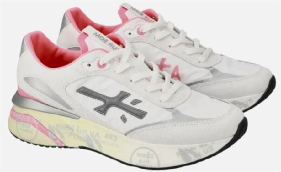 PREMIATA Lage Sneakers Dames Moerun-d Textiel Wit - Foto 5
