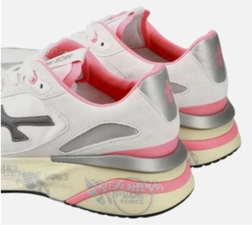 PREMIATA Lage Sneakers Dames Moerun-d Textiel Wit - Foto 2