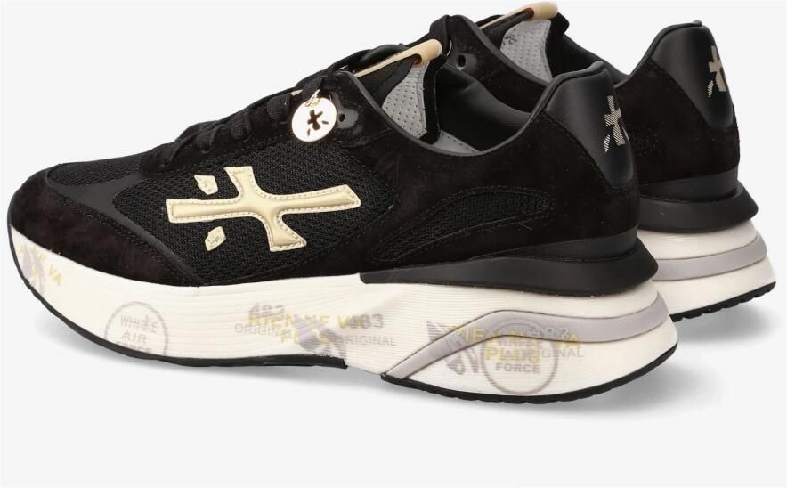 PREMIATA Lage Sneakers Dames Moerun-d Suède Zwart - Foto 9