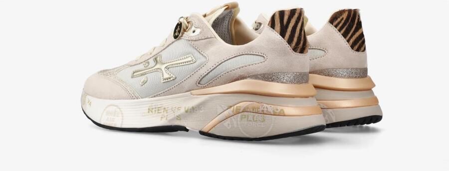 PREMIATA Lage Sneakers Dames Moerun-d Suède Beige - Foto 15