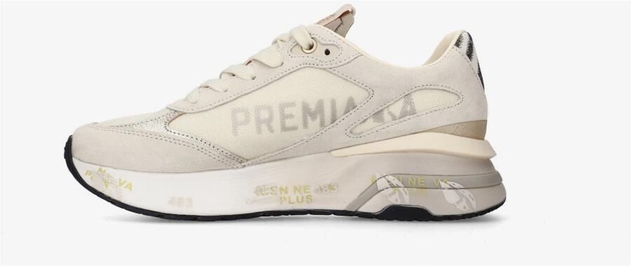 PREMIATA Lage Sneakers Dames Moerund Suède Beige - Foto 11