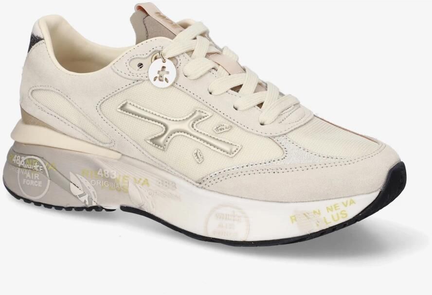 PREMIATA Lage Sneakers Dames Moerund Suède Beige - Foto 8