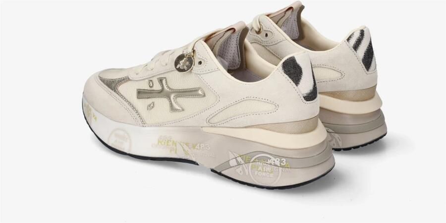 PREMIATA Lage Sneakers Dames Moerund Suède Beige - Foto 9