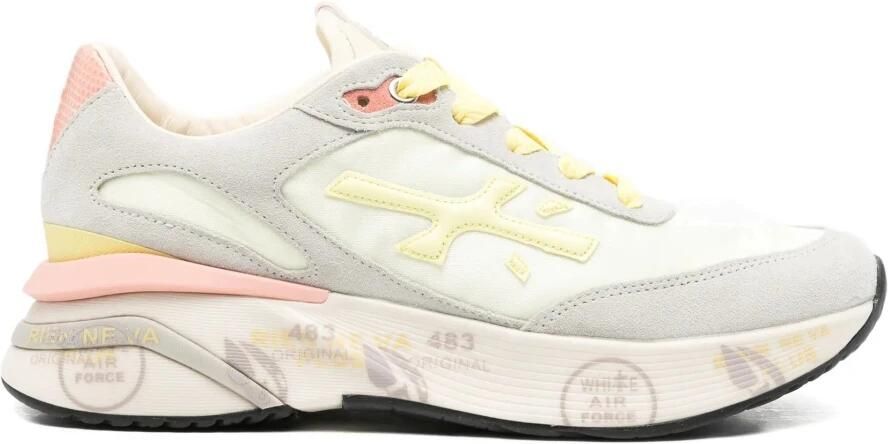 Premiata Moerund nylon en suède sneakers