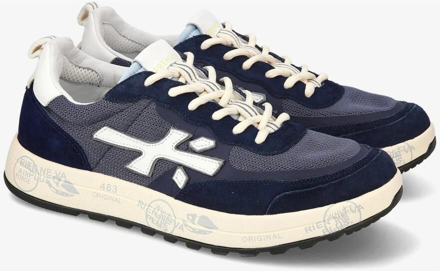 Premiata Heren Stijlvolle Sneakers Blue - Foto 3