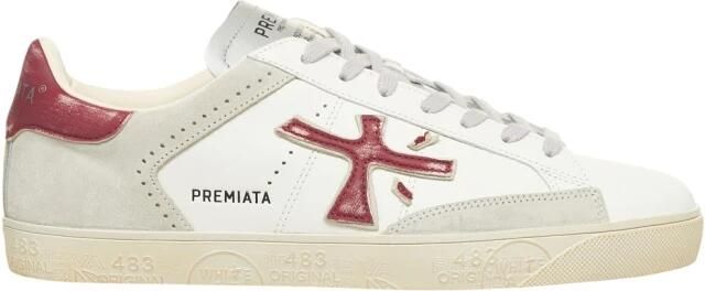 Premiata Rode Leren Sneakers Stijlvol Model - Foto 3