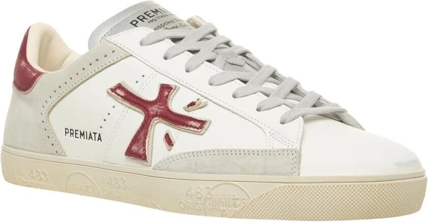 Premiata Rode Leren Sneakers Stijlvol Model - Foto 2