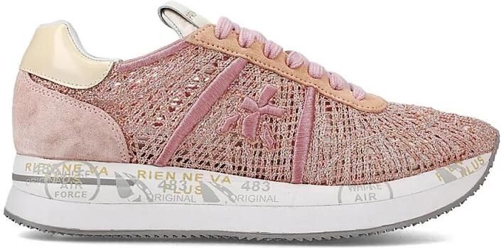 Premiata Roze Sneakers met Touwtextuur Conny Model