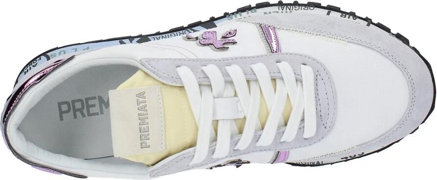 Premiata Seand Women White Red Lage sneakers - Foto 3
