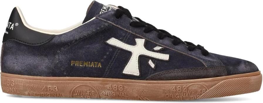 Premiata Zwarte Sneakers met Ergonomische Zool Black Heren - Foto 4